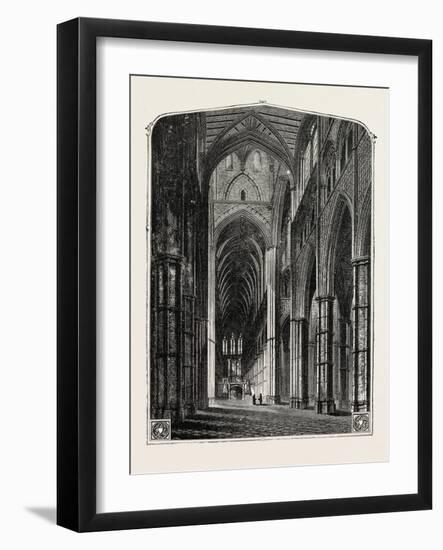 Westminster Abbey the Nave-null-Framed Giclee Print