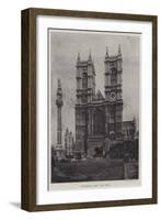 Westminster Abbey, West Front-null-Framed Giclee Print