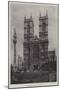 Westminster Abbey, West Front-null-Mounted Giclee Print