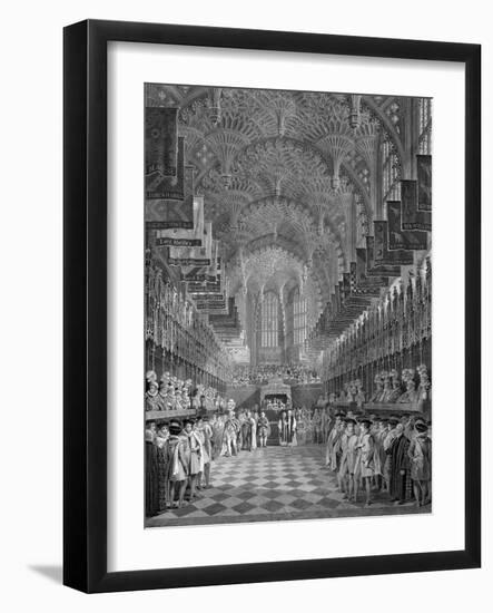 Westminster Abbey-JP Neale-Framed Art Print