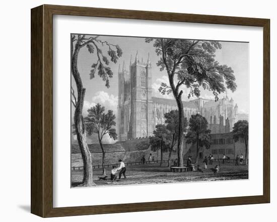 Westminster Abbey-JP Neale-Framed Art Print