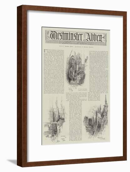 Westminster Abbey-Herbert Railton-Framed Giclee Print
