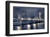 Westminster at Night-null-Framed Art Print