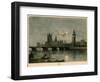 Westminster at Night-Lucien Marcelin Gautier-Framed Giclee Print