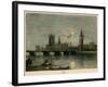 Westminster at Night-Lucien Marcelin Gautier-Framed Giclee Print