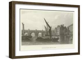 Westminster Bridge, 1745-null-Framed Giclee Print