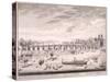 Westminster Bridge, 1747-Samuel Wale-Stretched Canvas