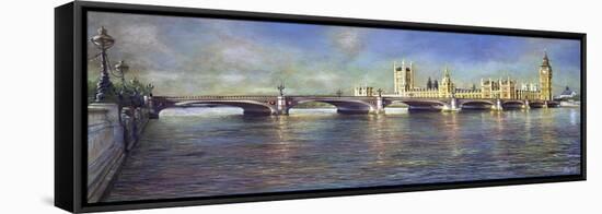 Westminster Bridge, 1993-Isabel Hutchison-Framed Stretched Canvas