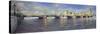 Westminster Bridge, 1993-Isabel Hutchison-Stretched Canvas