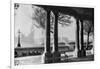 Westminster Bridge and Big Ben from the Terrace of St Thomas's Hospital, 1926-1927-null-Framed Giclee Print