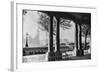 Westminster Bridge and Big Ben from the Terrace of St Thomas's Hospital, 1926-1927-null-Framed Giclee Print