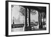 Westminster Bridge and Big Ben from the Terrace of St Thomas's Hospital, 1926-1927-null-Framed Giclee Print