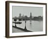 Westminster Bridge and the Palace of Westminster with Big Ben, London, 1934-null-Framed Photographic Print