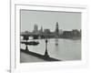 Westminster Bridge and the Palace of Westminster with Big Ben, London, 1934-null-Framed Photographic Print