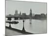 Westminster Bridge and the Palace of Westminster with Big Ben, London, 1934-null-Mounted Photographic Print