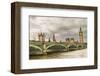 Westminster Bridge Big Ben UK-null-Framed Art Print