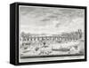 Westminster Bridge - Boats Arriving at Parliament for the Swearing in of Sir John Barnard-Canaletto-Framed Stretched Canvas