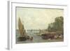 Westminster Bridge, C.1820-30-Frederick Nash-Framed Giclee Print