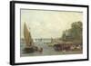 Westminster Bridge, C.1820-30-Frederick Nash-Framed Giclee Print