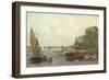 Westminster Bridge, C.1820-30-Frederick Nash-Framed Giclee Print