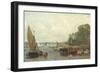 Westminster Bridge, C.1820-30-Frederick Nash-Framed Giclee Print