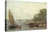 Westminster Bridge, C.1820-30-Frederick Nash-Stretched Canvas