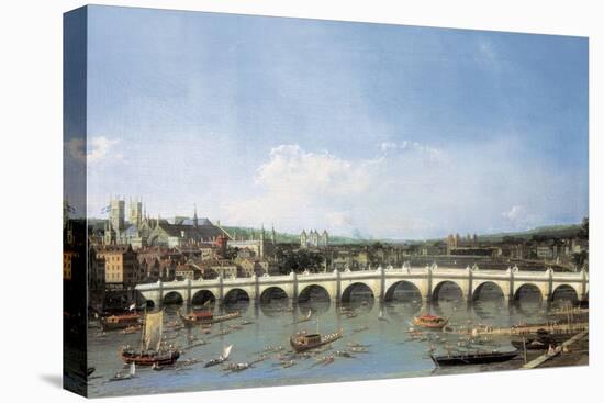 Westminster Bridge from the North-Canaletto-Stretched Canvas