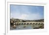 Westminster Bridge from the North-Canaletto-Framed Premium Giclee Print