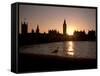 Westminster Bridge, Houses of Parliament, and Big Ben, UNESCO World Heritage Site, London, England-Sara Erith-Framed Stretched Canvas