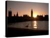 Westminster Bridge, Houses of Parliament, and Big Ben, UNESCO World Heritage Site, London, England-Sara Erith-Stretched Canvas