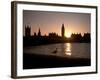 Westminster Bridge, Houses of Parliament, and Big Ben, UNESCO World Heritage Site, London, England-Sara Erith-Framed Photographic Print