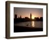 Westminster Bridge, Houses of Parliament, and Big Ben, UNESCO World Heritage Site, London, England-Sara Erith-Framed Photographic Print