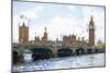 Westminster Bridge - In the Style of Oil Painting-Philippe Hugonnard-Mounted Giclee Print