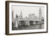 Westminster Bridge, London, UK-Vincent Booth-Framed Giclee Print