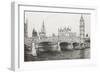 Westminster Bridge, London, UK-Vincent Booth-Framed Giclee Print