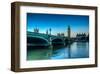 Westminster Bridge London-null-Framed Art Print