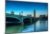 Westminster Bridge London-null-Mounted Art Print