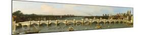 Westminster Bridge, London-Antonio Canaletto-Mounted Premium Giclee Print