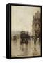 Westminster Bridge, London-Paolo Sala-Framed Stretched Canvas