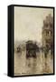 Westminster Bridge, London-Paolo Sala-Framed Stretched Canvas