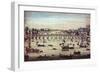 Westminster Bridge, Looking Westward, 1747-John Boydell-Framed Giclee Print