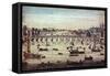 Westminster Bridge, Looking Westward, 1747-John Boydell-Framed Stretched Canvas