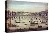 Westminster Bridge, Looking Westward, 1747-John Boydell-Stretched Canvas