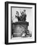 Westminster Bridge Monument, London, 1926-1927-McLeish-Framed Giclee Print