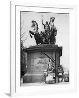Westminster Bridge Monument, London, 1926-1927-McLeish-Framed Giclee Print
