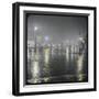 Westminster Bridge Street by Night-null-Framed Photographic Print