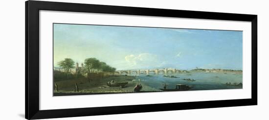 Westminster Bridge under Construction-Richard Wilson-Framed Giclee Print