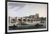 Westminster Bridge, Westminster Abbey and Westminster Hall, London, 1789-Joseph Constantine Stadler-Framed Giclee Print