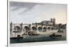 Westminster Bridge, Westminster Abbey and Westminster Hall, London, 1789-Joseph Constantine Stadler-Stretched Canvas