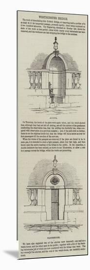 Westminster Bridge-null-Mounted Giclee Print
